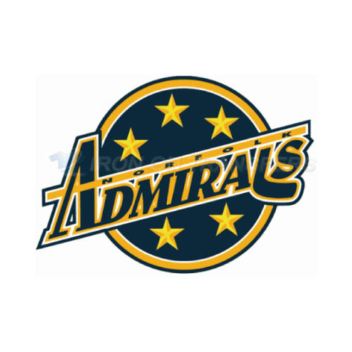 Norfolk Admirals Iron-on Stickers (Heat Transfers)NO.9084